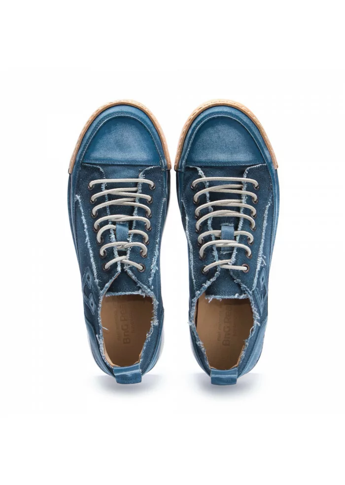 BNG REAL SHOES | SNEAKERS "LA JEANS" CANVAS BLU Fino al 65% di sconto