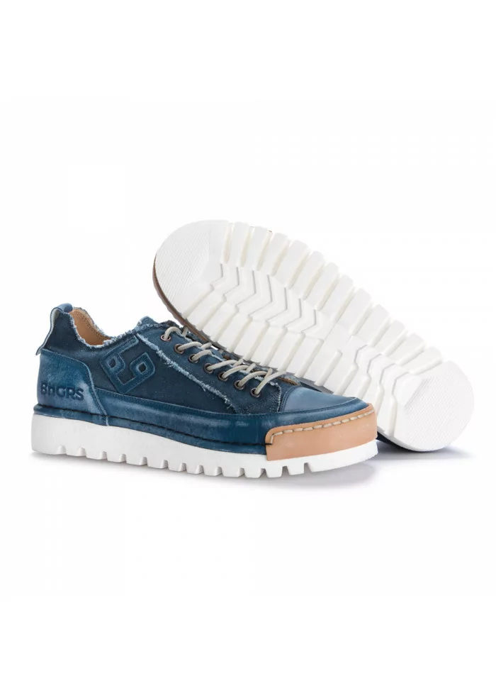 BNG REAL SHOES | SNEAKERS "LA JEANS" CANVAS BLU Fino al 65% di sconto
