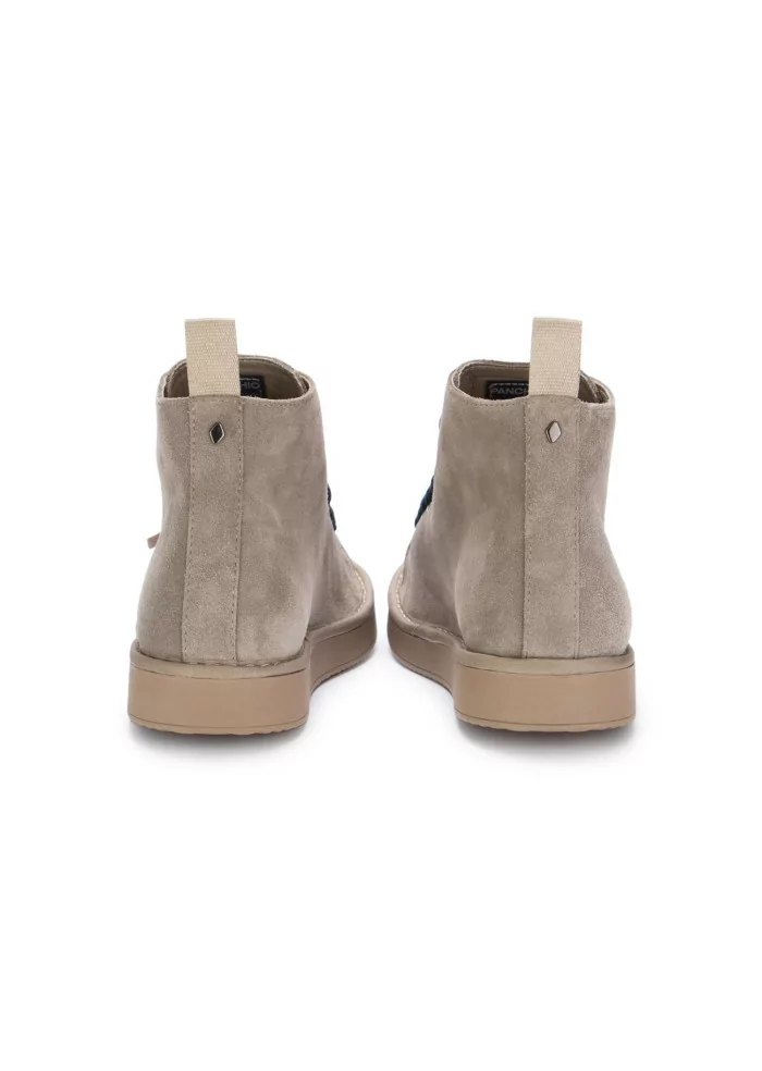 PANCHIC | TRONCHETTI CAMOSCIO GRIGIO CHIARO LACCI BLU Fino al 55% di sconto