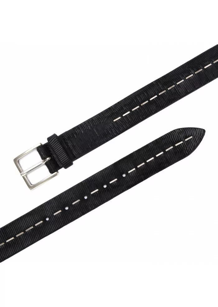 ORCIANI | CINTURA BLADE PUNTI METALLICI NERO Discount Store per i nuovi prodotti