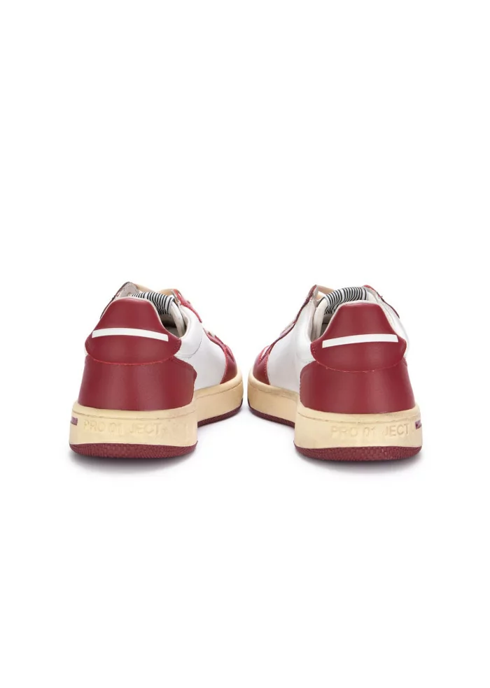PRO 01 JECT | SNEAKERS P7BM PELLE BIANCO ROSSO Super sconto