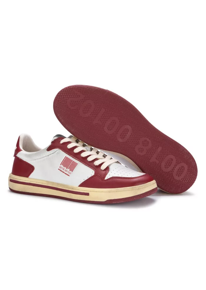 PRO 01 JECT | SNEAKERS P7BM PELLE BIANCO ROSSO Super sconto