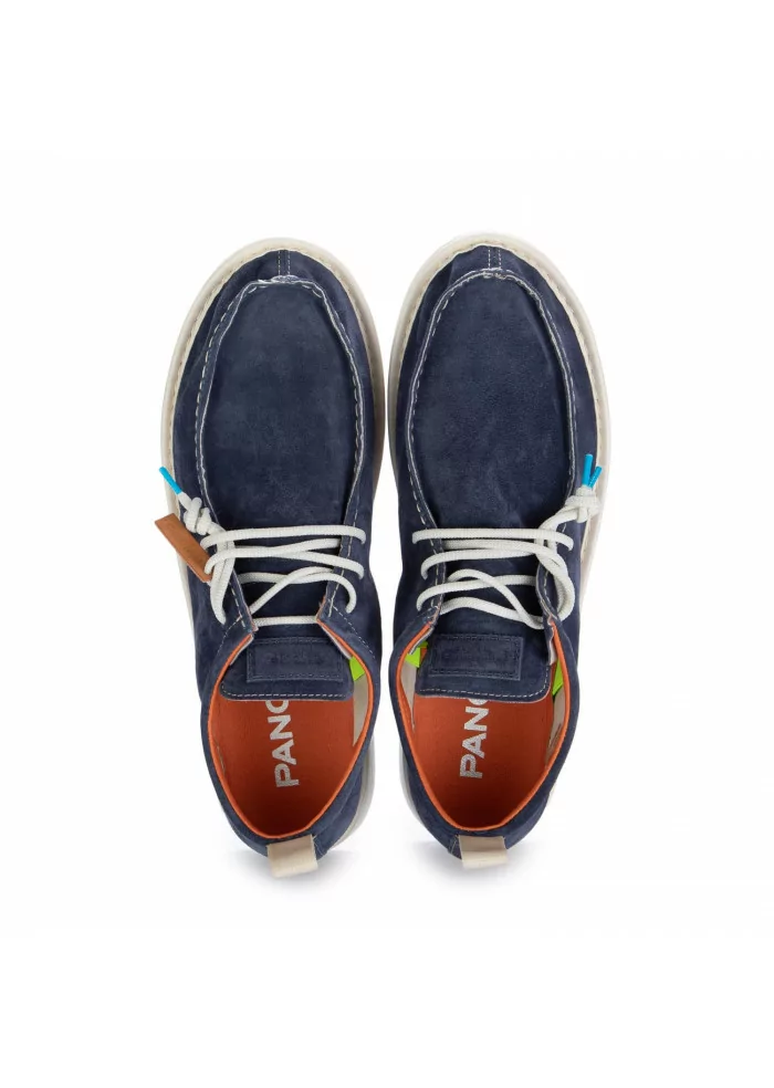 PANCHIC | SCARPE ALLACCIATE CAMOSCIO BLU Trasporto libero internazionale