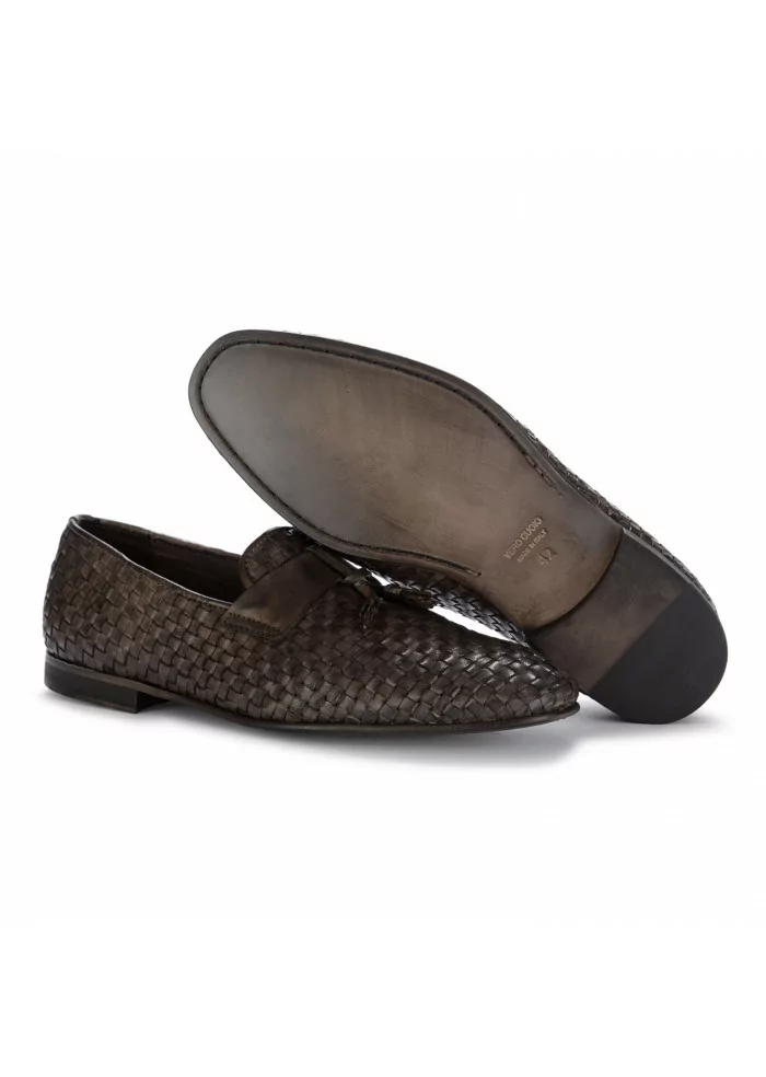 PAWELK'S | MOCASSINI INTRECCIO TUFF PELLE MARRONE Black Friday Prezzi