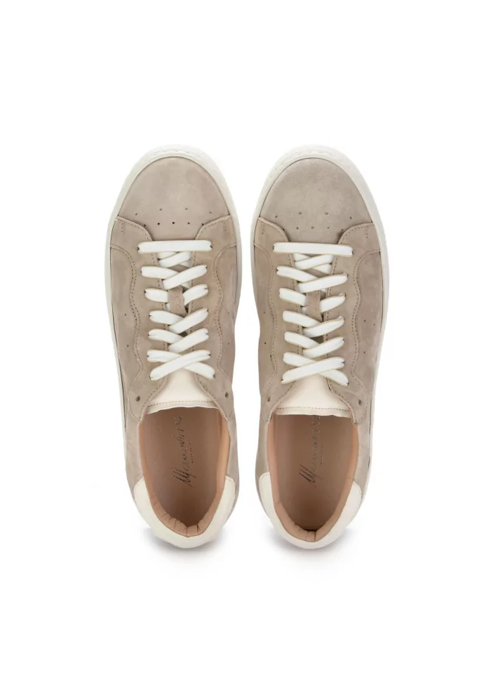 MANOVIA 52 | SNEAKERS WATER PELLE SCAMOSCIATA BEIGE Duty-free