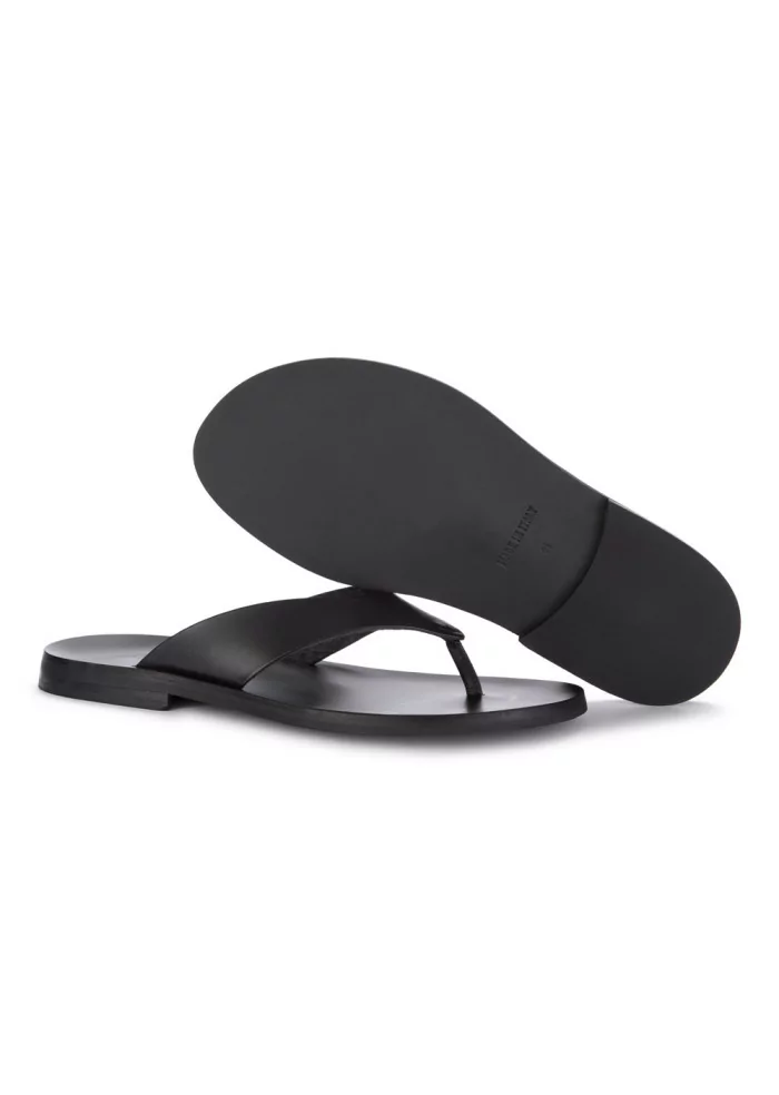 MANOVIA 52 | SANDALI INFRADITO PELLE NERO 50% di sconto per tempo limitato