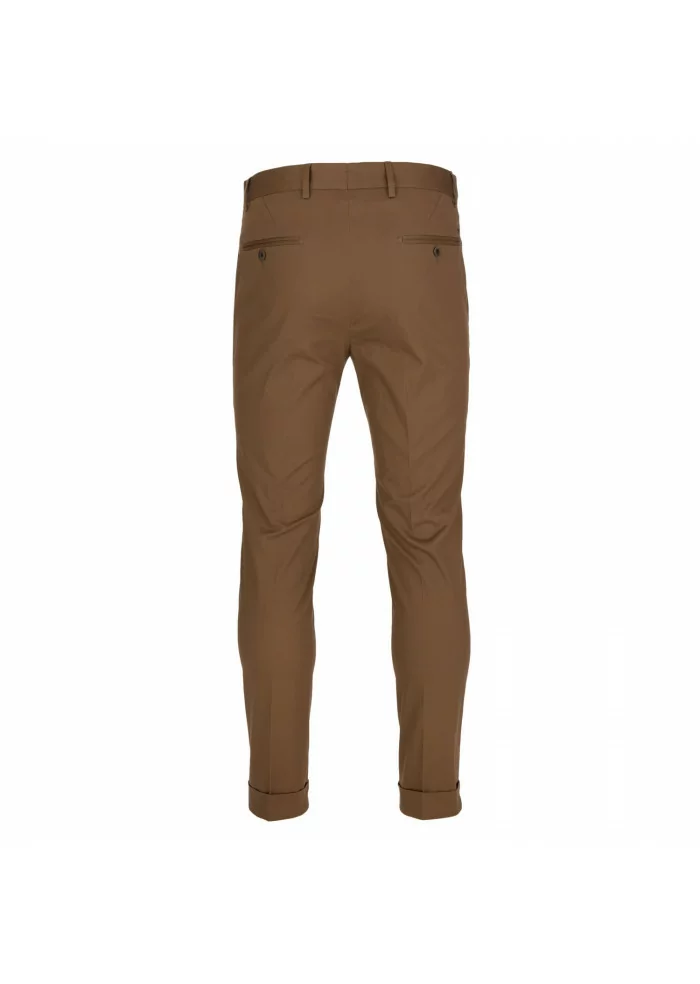 OUT/FIT | PANTALONI SOLDI COTONE MARRONE TABACCO 2025