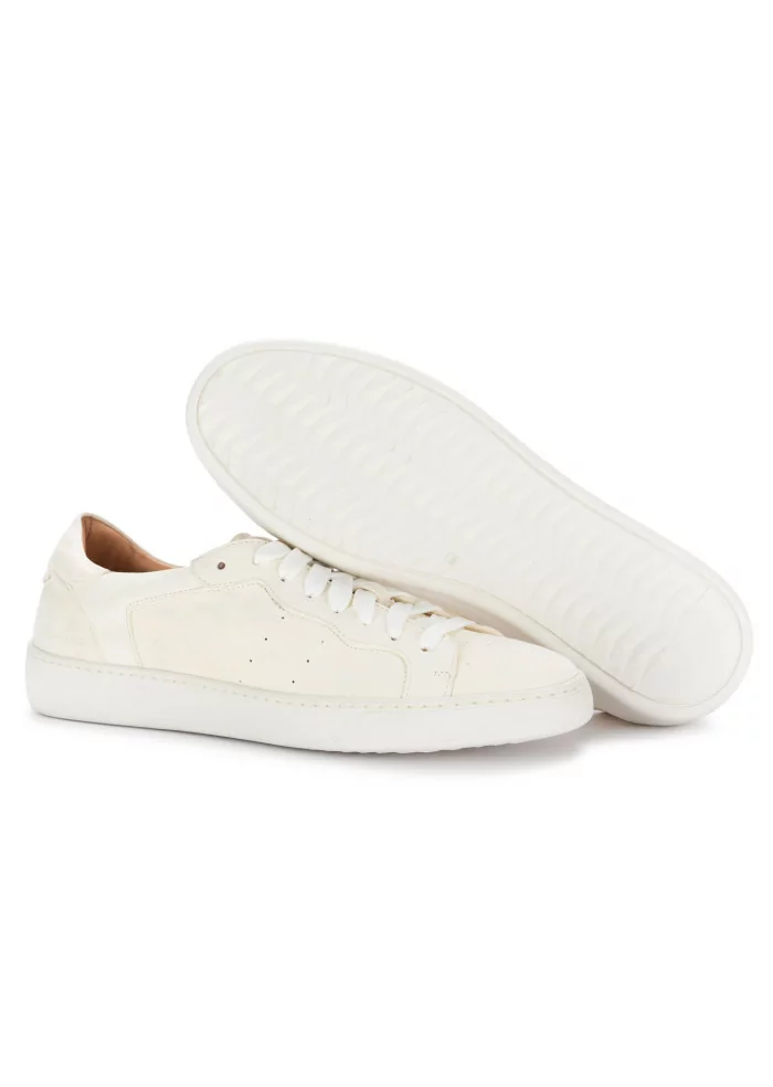 MANOVIA 52 | SNEAKERS WATER PELLE SCAMOSCIATA BIANCO Italy