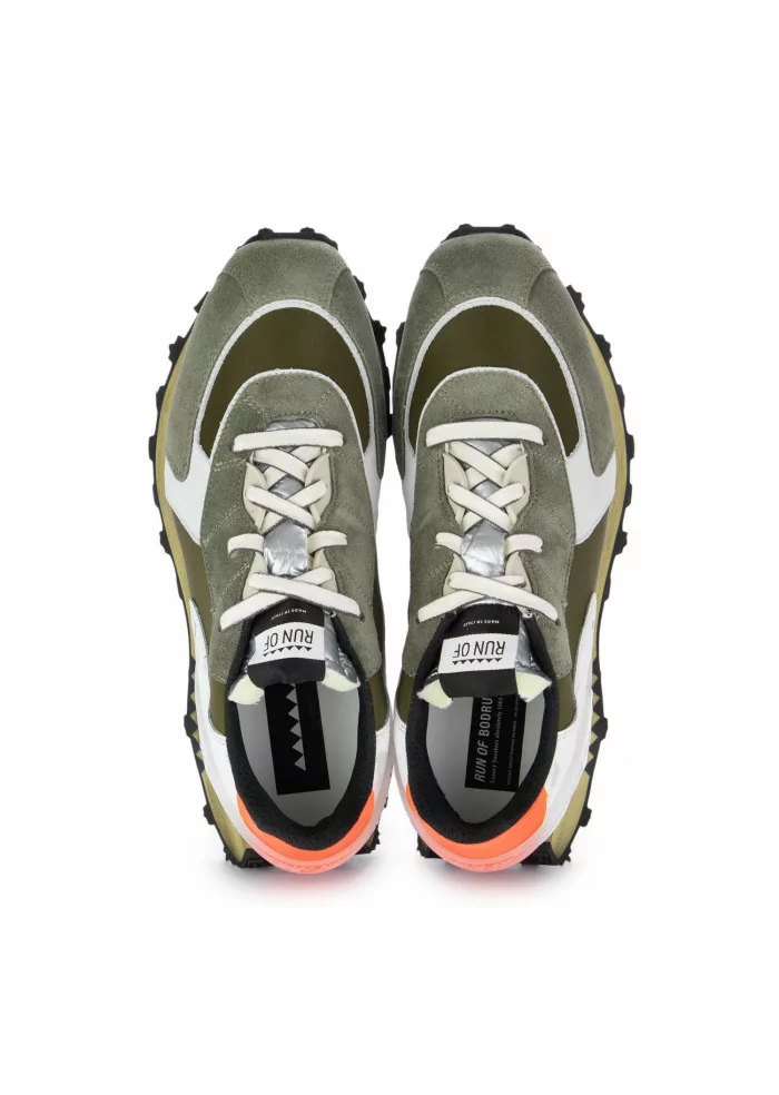 RUN OF | SNEAKERS BODRUM HELLMUT VERDE BIANCO Qualità