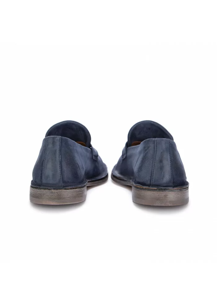 MOMA | MOCASSINI OLIVER WATER SCAMOSCIATO BLU NAVY Consegna Veloce
