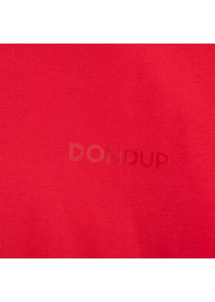 DONDUP | T-SHIRT REGULAR LOGO ROSSO Offerta