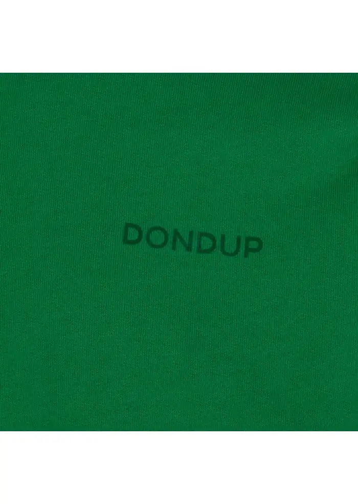 DONDUP | FELPA REGULAR LOGO VERDE Online