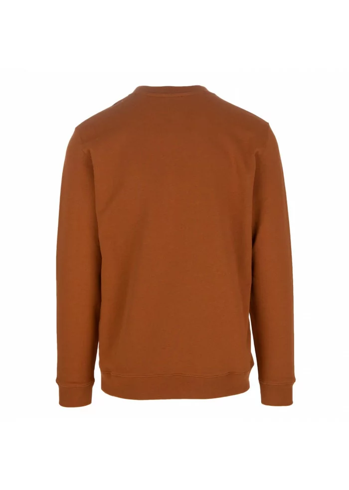 DONDUP | FELPA REGULAR LOGO MARRONE Outlet