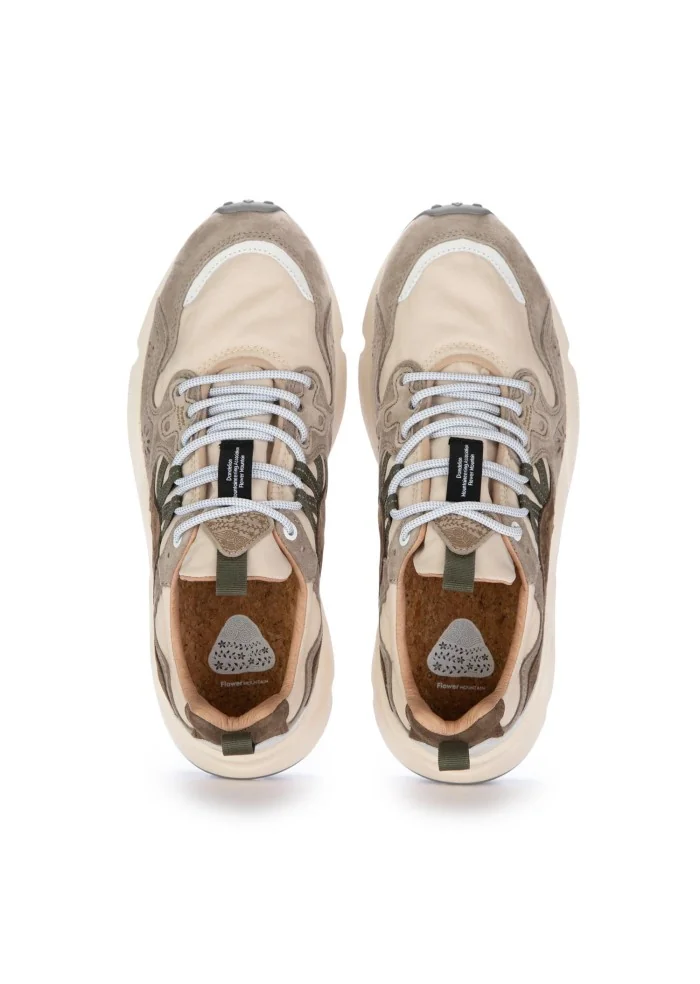 FLOWER MOUNTAIN | SNEAKERS YAMANO 3 BEIGE MARRONE Vendite Flash