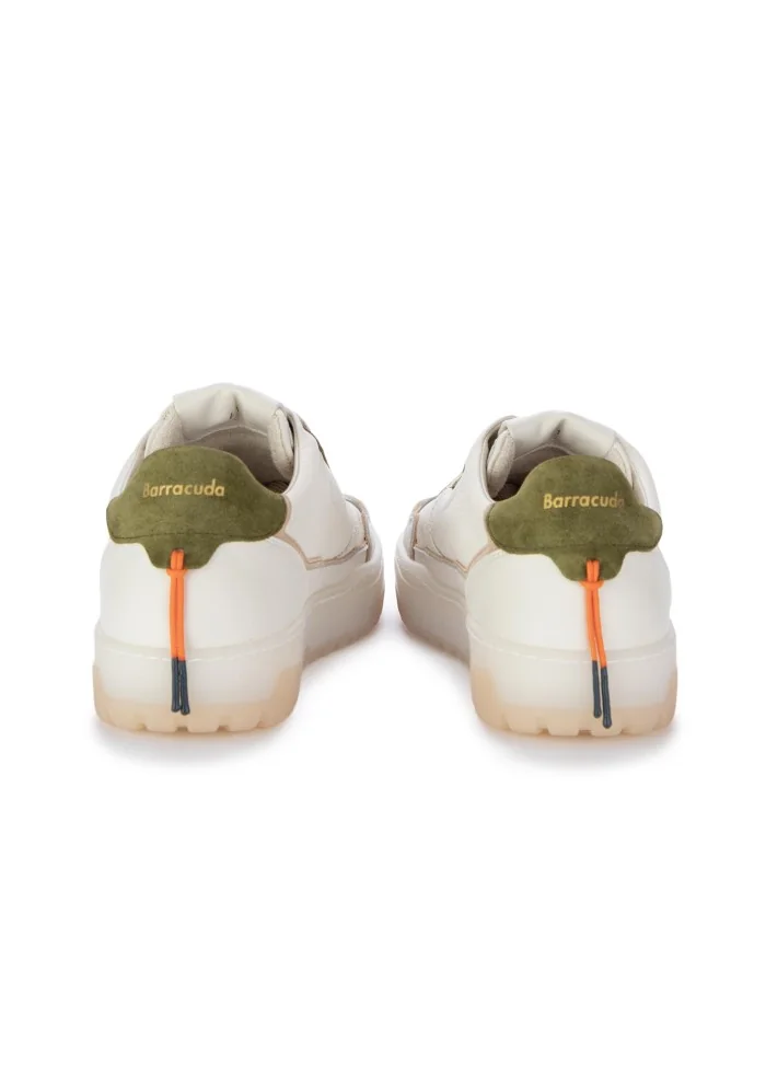 BARRACUDA | SNEAKERS EARVING BIANCO BEIGE VERDE Negozio
