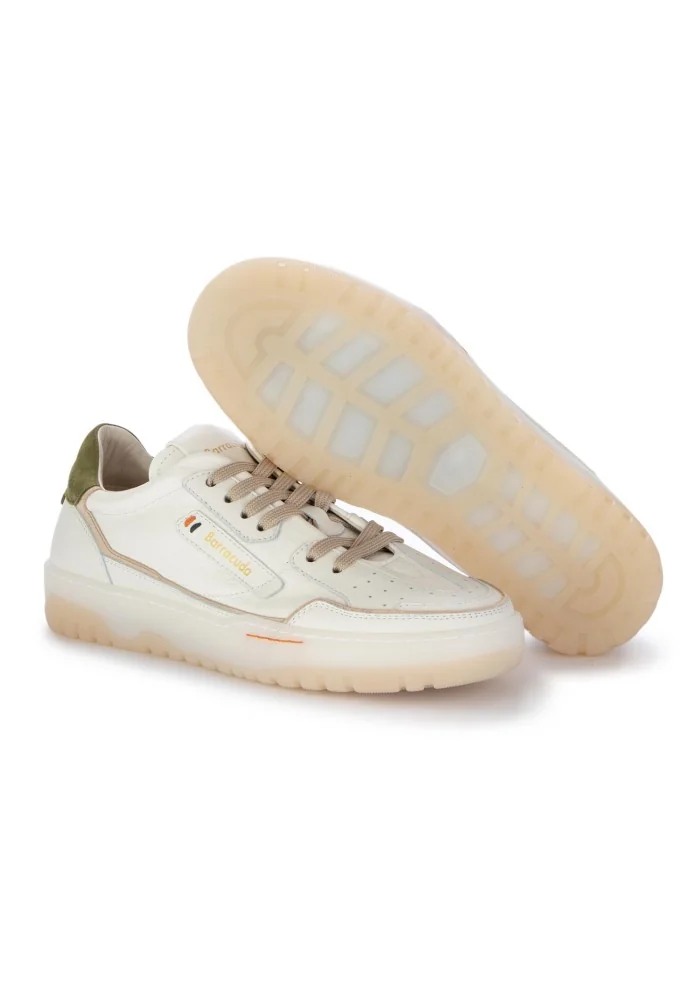 BARRACUDA | SNEAKERS EARVING BIANCO BEIGE VERDE Negozio