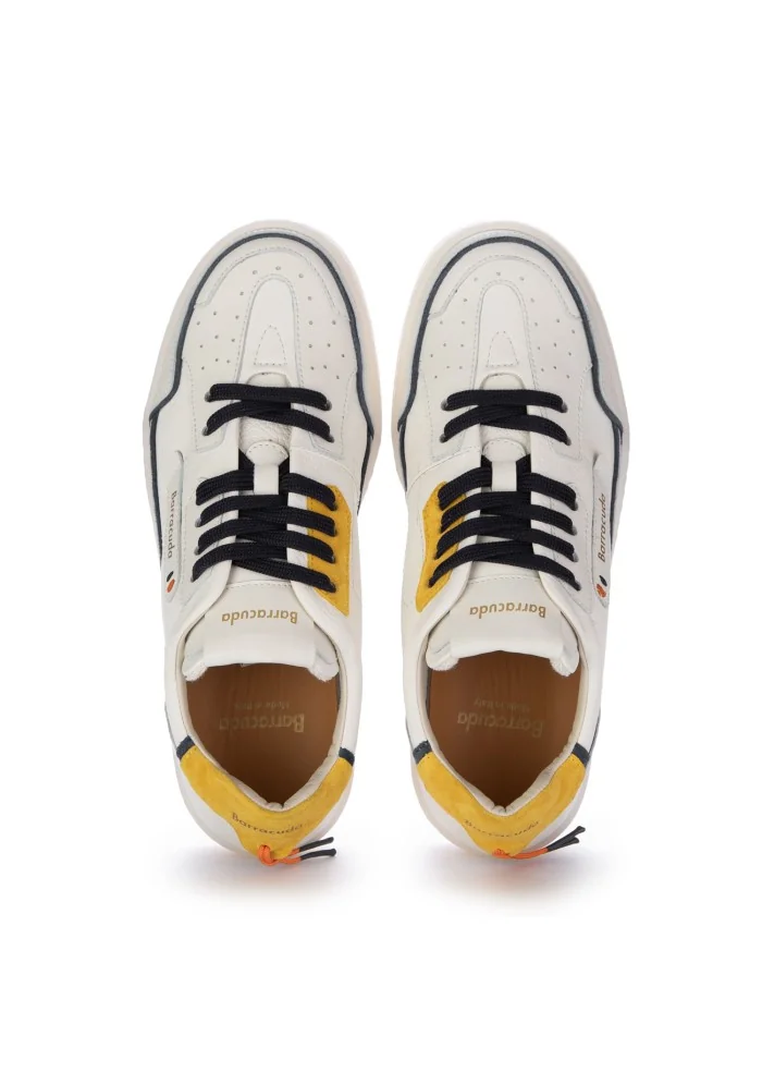 BARRACUDA | SNEAKERS EARVING BIANCO BLU GIALLO Spedizione gratuita