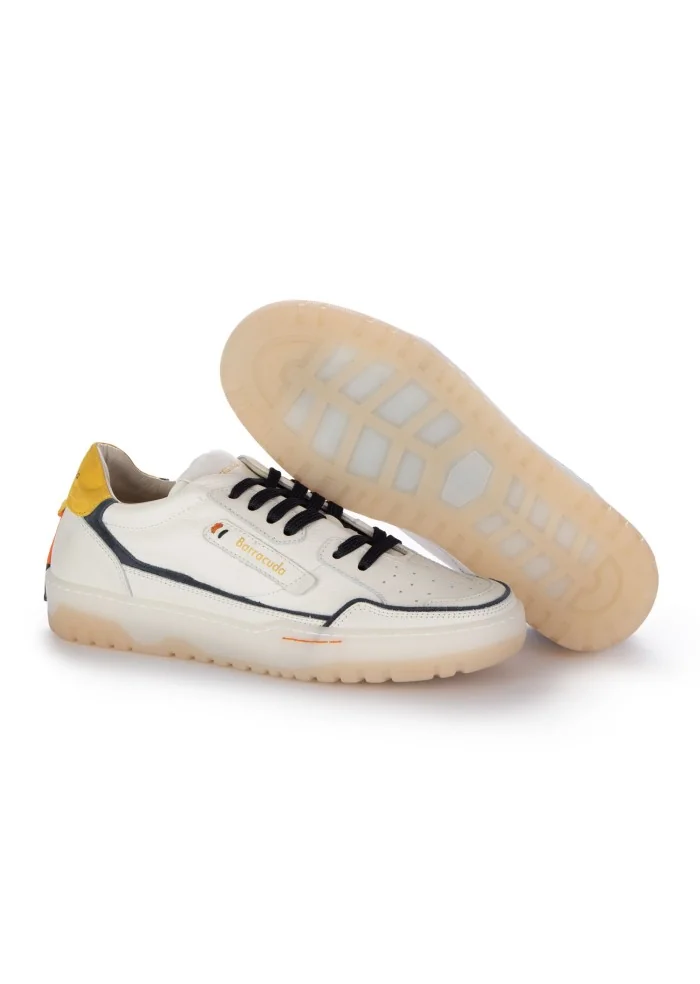 BARRACUDA | SNEAKERS EARVING BIANCO BLU GIALLO Spedizione gratuita