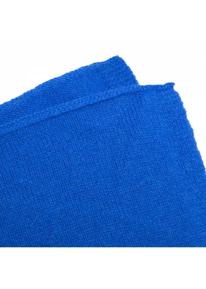 RIVIERA CASHMERE | SCIARPA RASATA CASHMERE BLU Offerta speciale