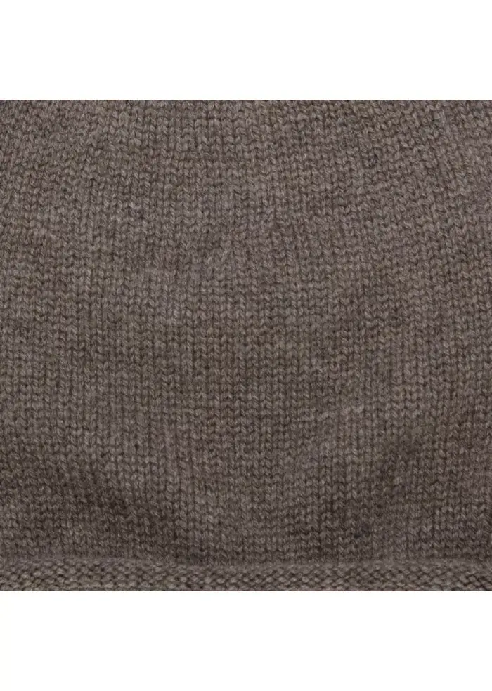 RIVIERA CASHMERE | BERETTO CASHMERE RASATO MARRONE Grande vendita