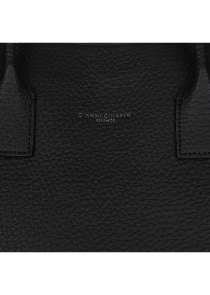 GIANNI CHIARINI | BORSA A MANO CON TRACOLLA NERO Offerta Giorno del Papà