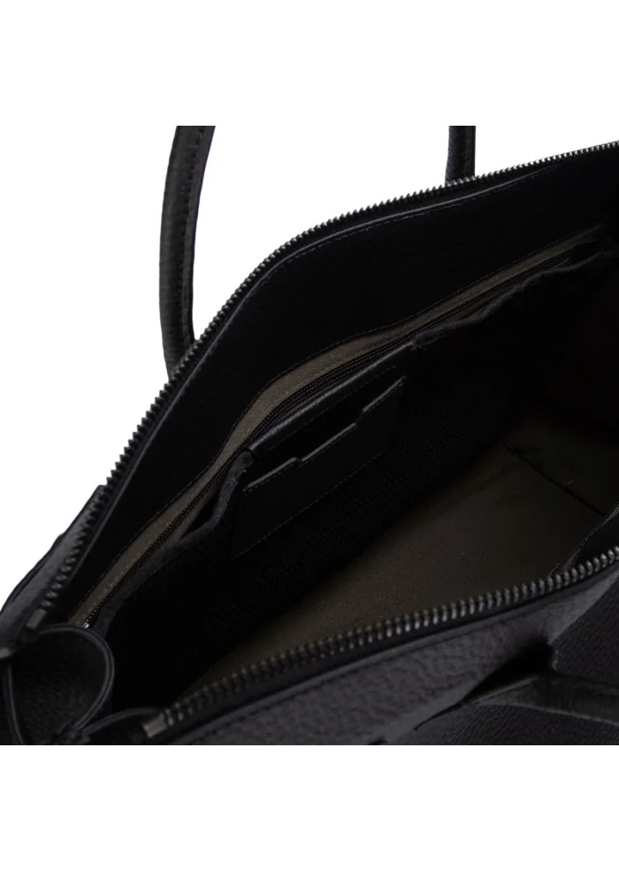 GIANNI CHIARINI | BORSA A MANO CON TRACOLLA NERO Offerta Giorno del Papà
