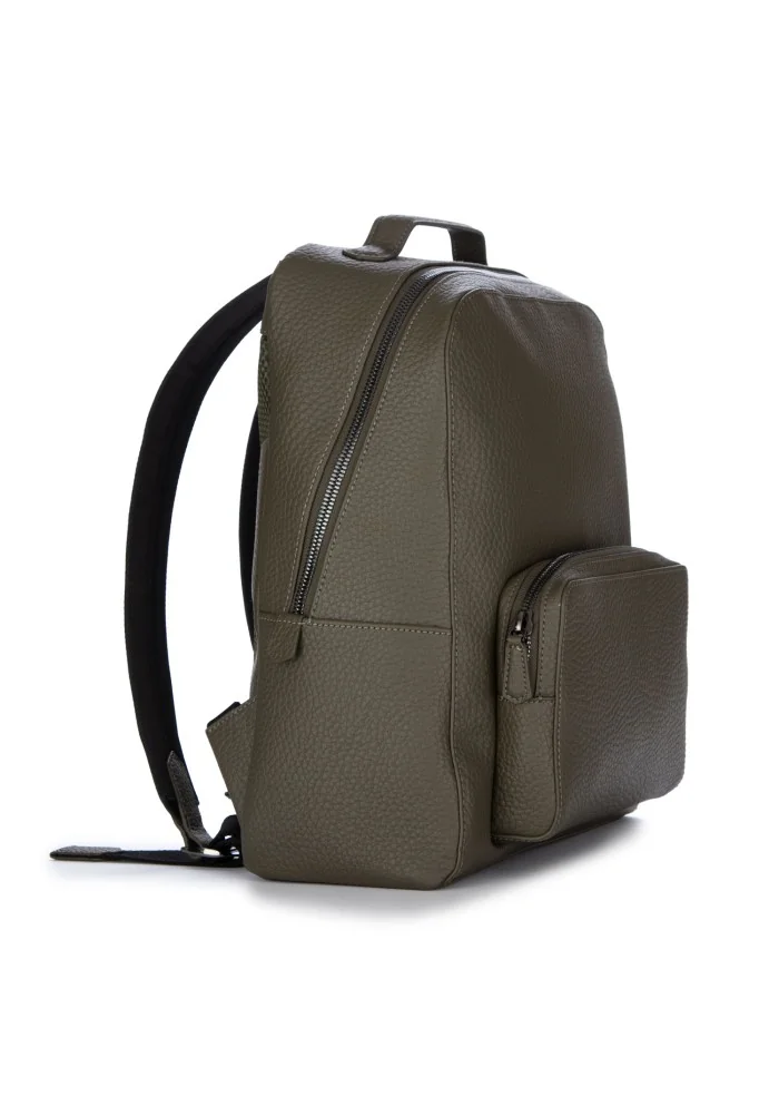 GIANNI CHIARINI | ZAINO PELLE MARTELLATA VERDE MILITARE Offerta San Valentino