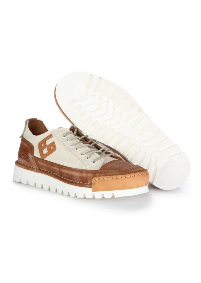 BNG REAL SHOES | SNEAKERS LA NOCCIOLA BIANCO MARRONE Latest fashion