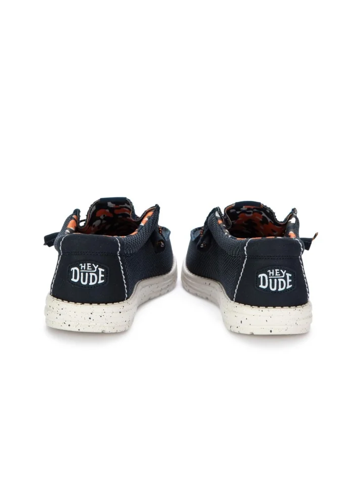 HEY DUDE | SCARPE BASSE WALLY SOX STITCH BLU Comprane uno, ottenene uno gratis