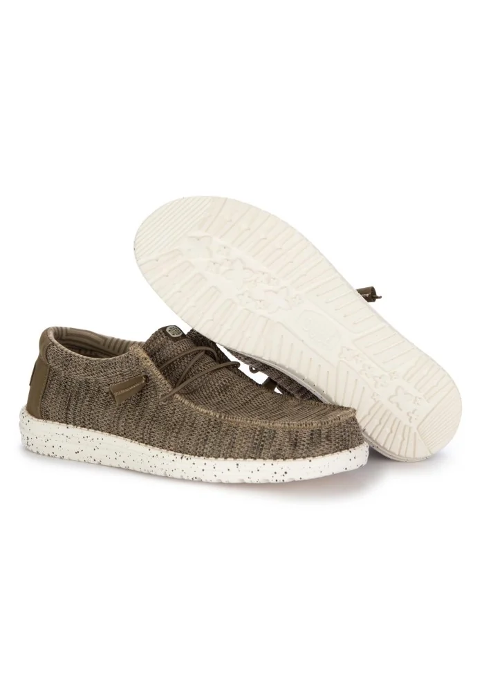 HEY DUDE | SCARPE BASSE WALLY SOX MARRONE Offerte speciali