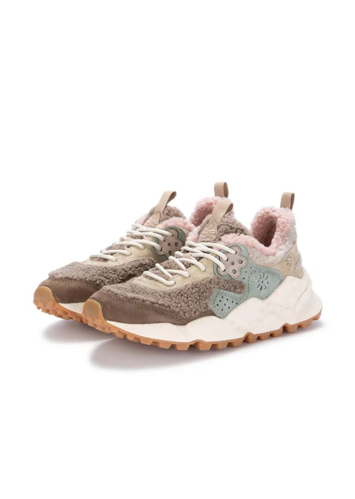 FLOWER MOUNTAIN | SNEAKERS KOTETSU TEDDY MARRONE ROSA Promozione temporanea