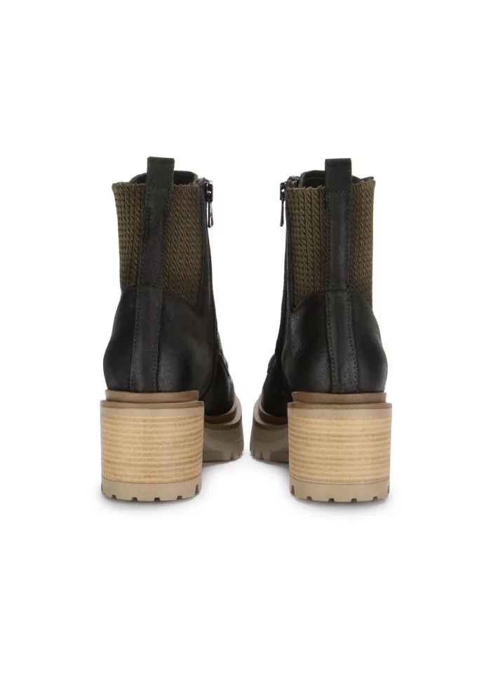 MJUS | STIVALETTI TACCO CAMOSCIO VERDE SCURO Fino al 50% di sconto