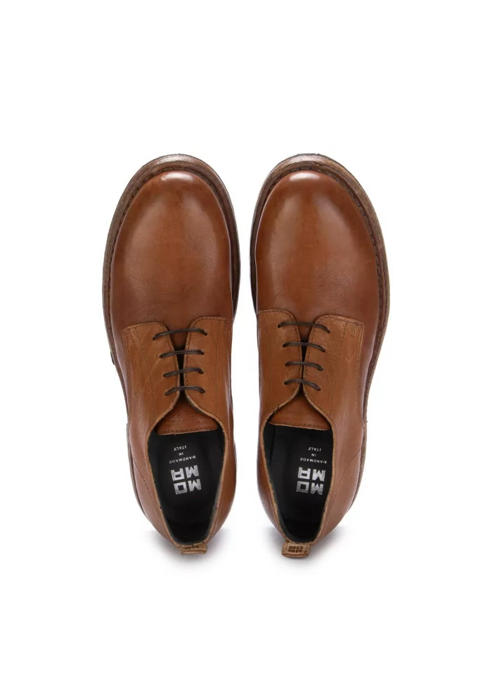 MOMA | SCARPE ALLACCIATE PELLE CUSNA CUOIO Super sconto