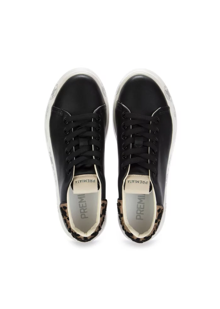 PREMIATA | SNEAKERS BELLE PELLE NERO MACULATO Officina