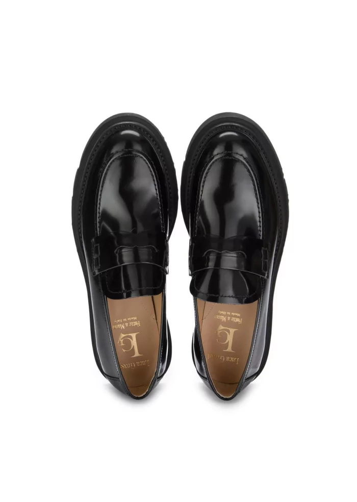 LUCA GROSSI | MOCASSINI PELLE LUCIDA NERO Duty-free