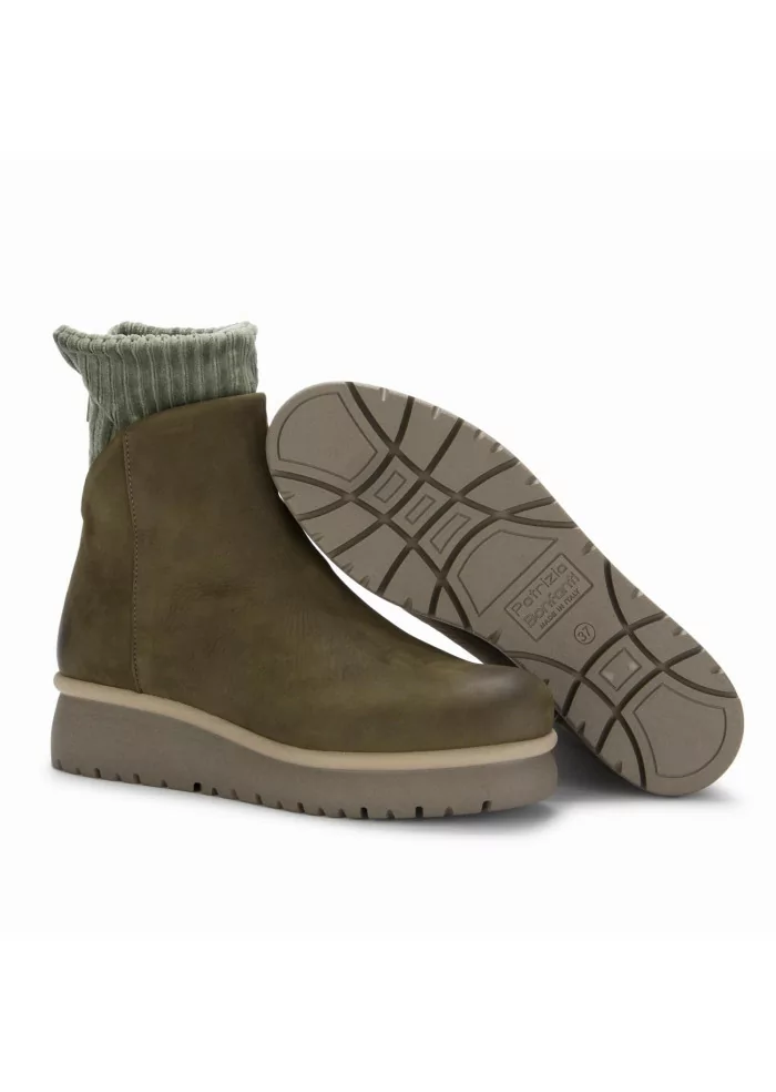 PATRIZIA BONFANTI | TRONCHETTI YAYA PELLE VERDE MILITARE Negozi Online
