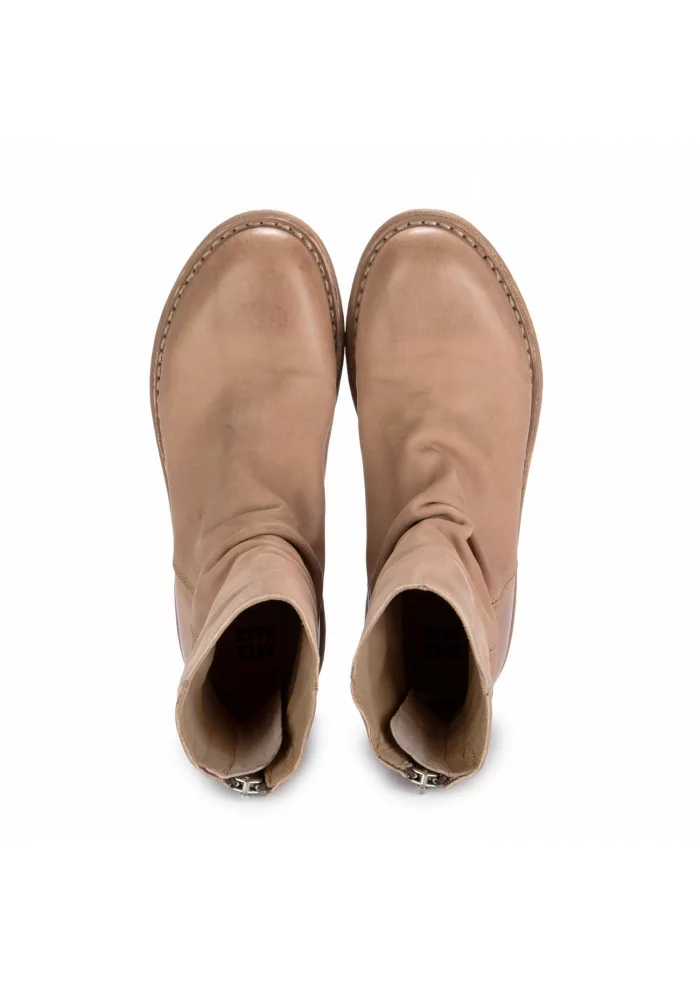 MOMA | STIVALI TRONCHETTO BANDOLERO MARRONE TAUPE Promozione Limitata