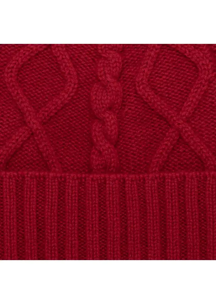 RIVIERA CASHMERE | BERRETTO WAFFLE ROSSO Novità