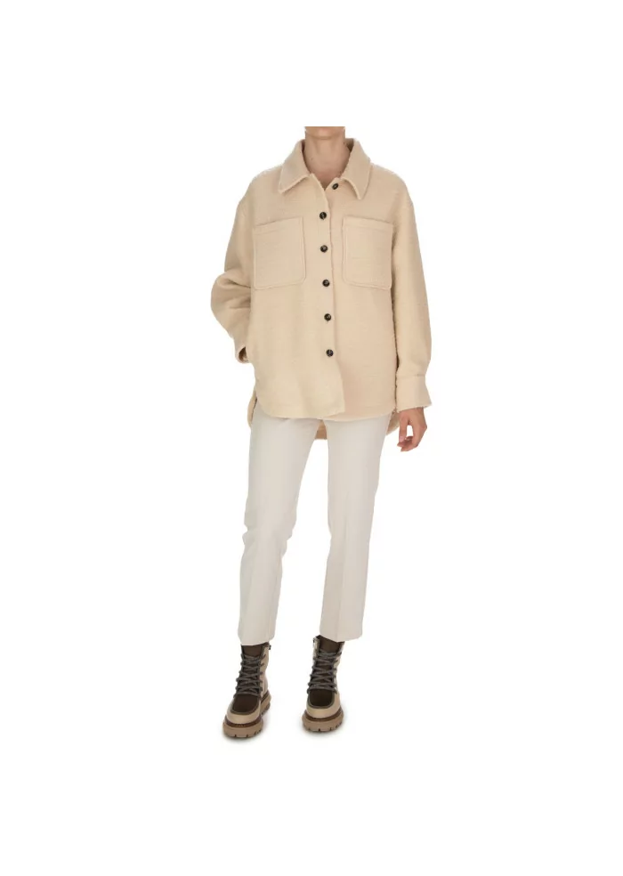 KARTIKA | PANTALONI JOGGING BIANCO PANNA Offerta