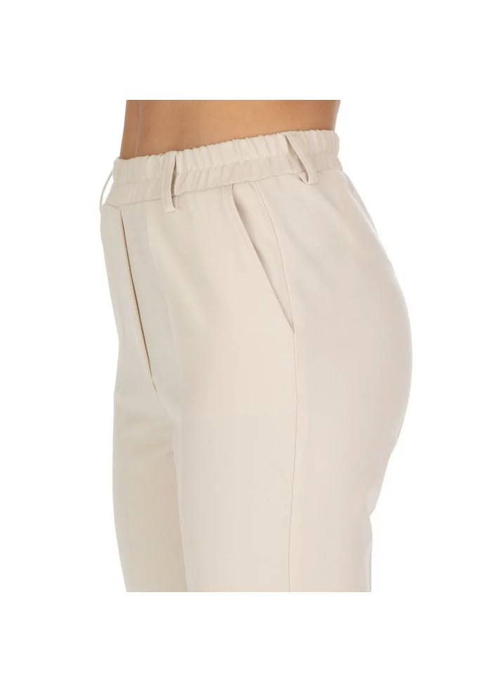 KARTIKA | PANTALONI JOGGING BIANCO PANNA Offerta