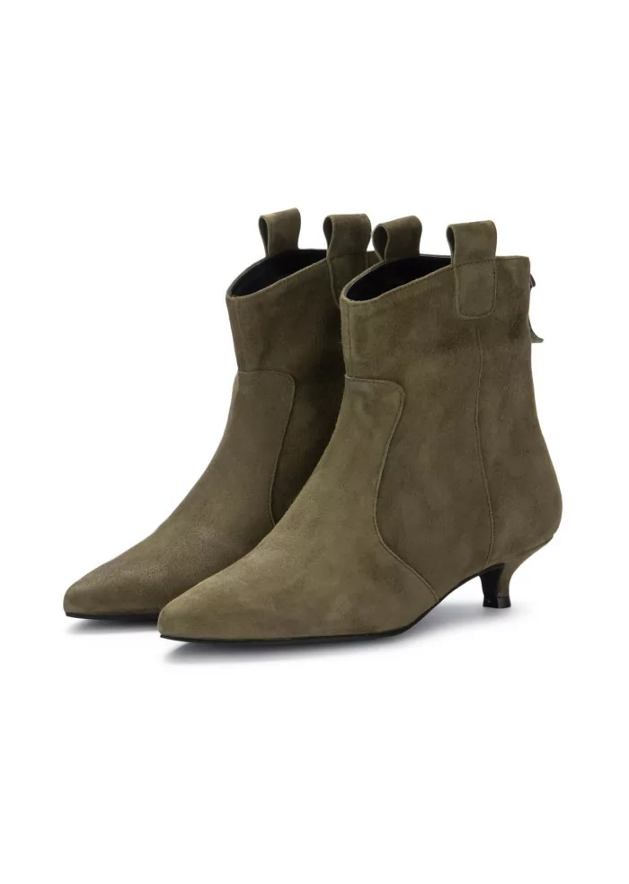 POSITANO IN LOVE | TRONCHETTI FINN CAMOSCIO VERDE OLIVA Saldi Di Fabbrica