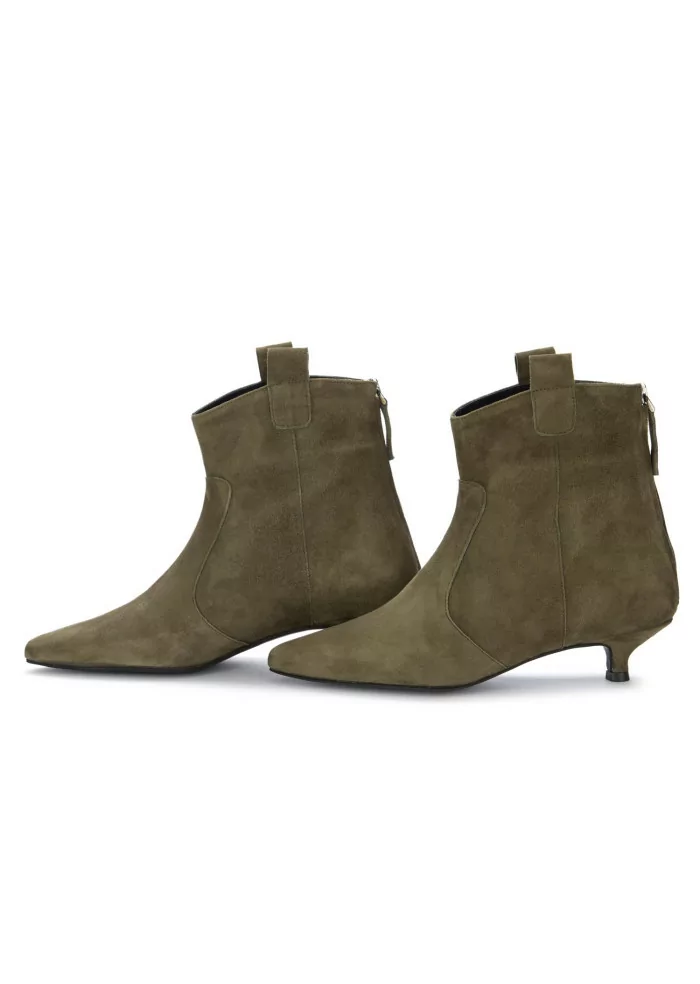POSITANO IN LOVE | TRONCHETTI FINN CAMOSCIO VERDE OLIVA Saldi Di Fabbrica
