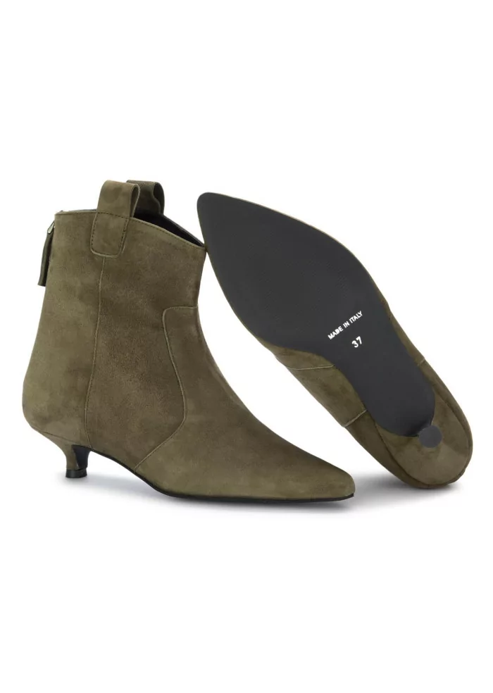 POSITANO IN LOVE | TRONCHETTI FINN CAMOSCIO VERDE OLIVA Saldi Di Fabbrica