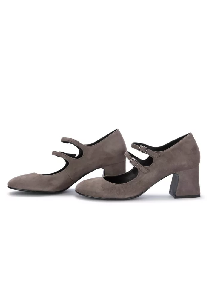 MA+DE 94 | SCARPE TACCO CAMOSCIO GRIGIO Moda