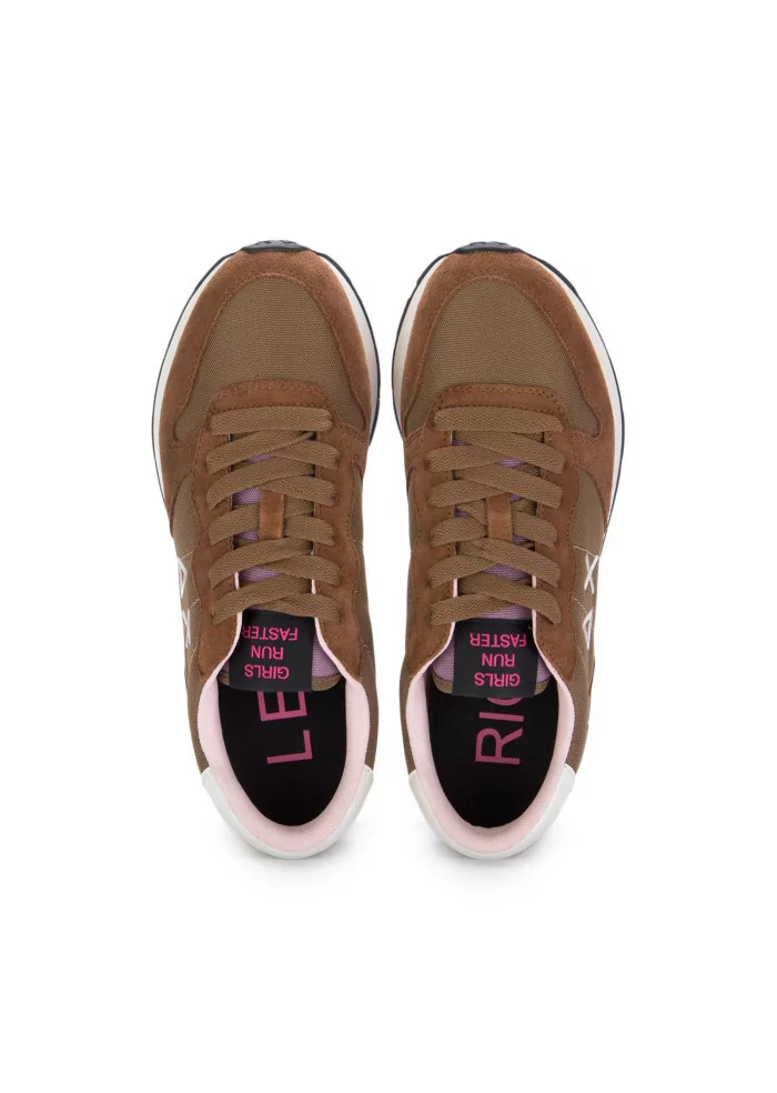 SUN68 | SNEAKERS ALLY SOLID NYLON MARRONE Spedizione gratuita