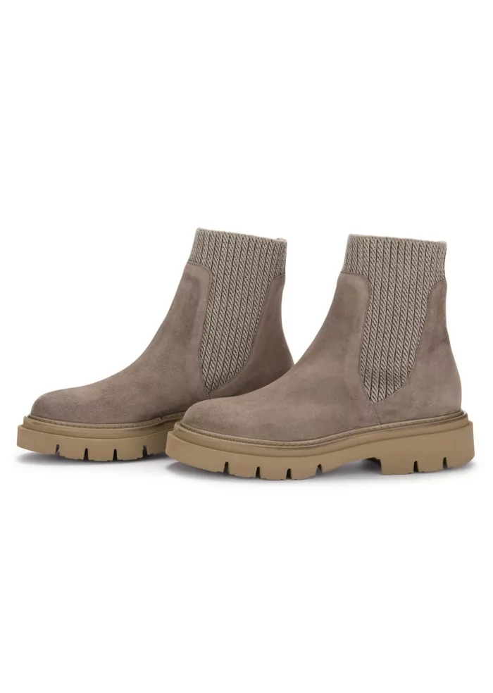 LUCA GROSSI | CHELSEA CAMOSCIO TAUPE Negozio online di fabbrica