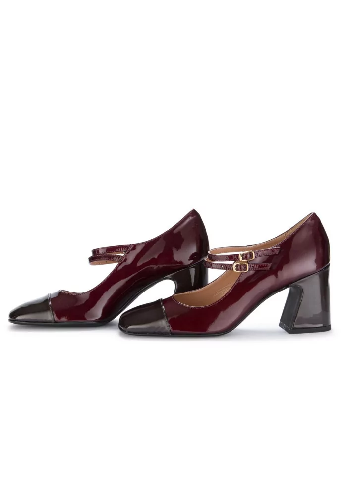 IL BORGO FIRENZE | SCARPE CON TACCO MARRONE BORDEAUX Offerta speciale