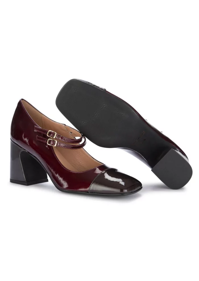 IL BORGO FIRENZE | SCARPE CON TACCO MARRONE BORDEAUX Offerta speciale