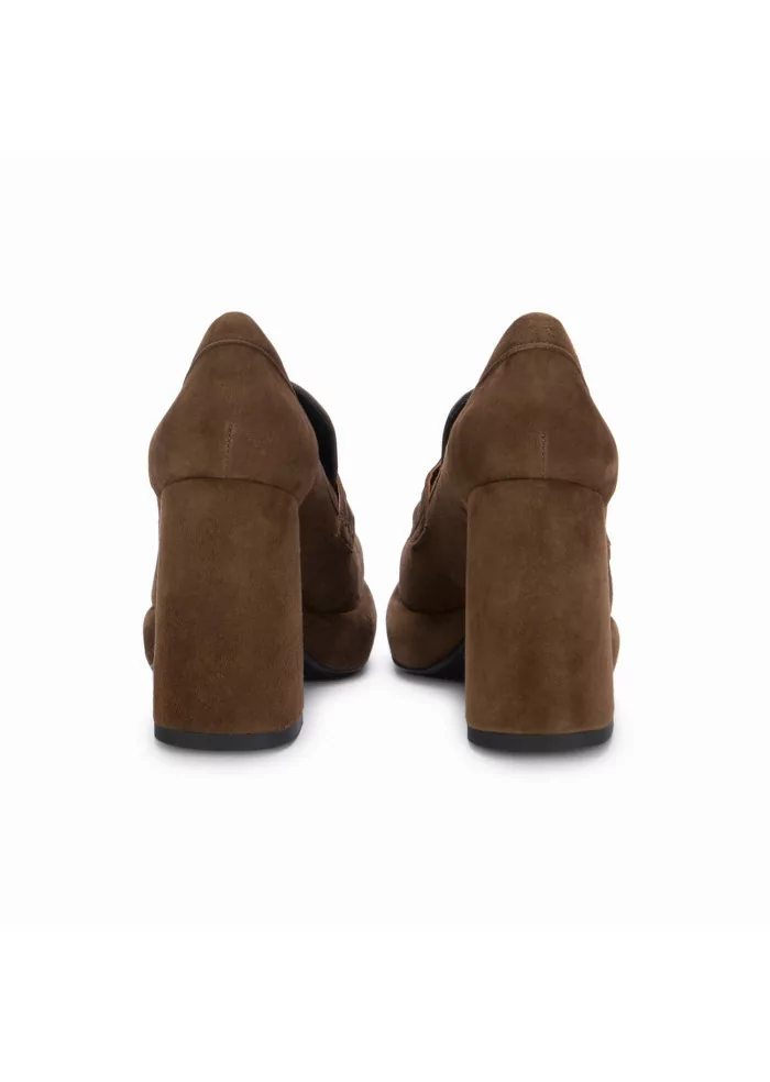 POESIE VENEZIANE | SCARPE TACCO CAMOSCIO MARRONE Flash Sale