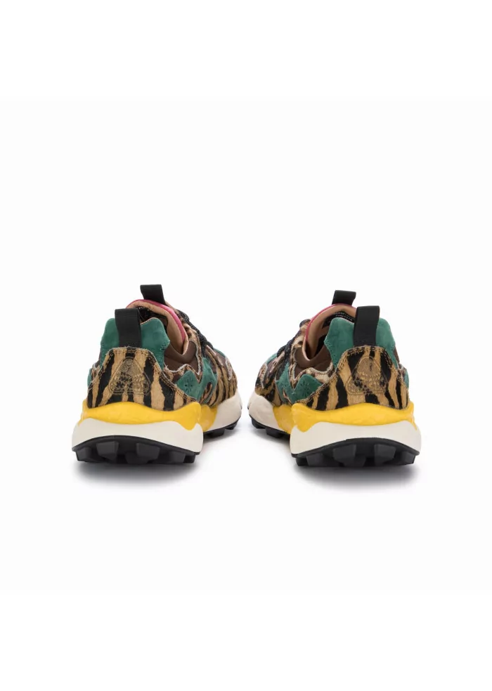 FLOWER MOUNTAIN | SNEAKERS YAMANO 3 PONY HAIR MARRONE MULTICOLORE Cyber Monday